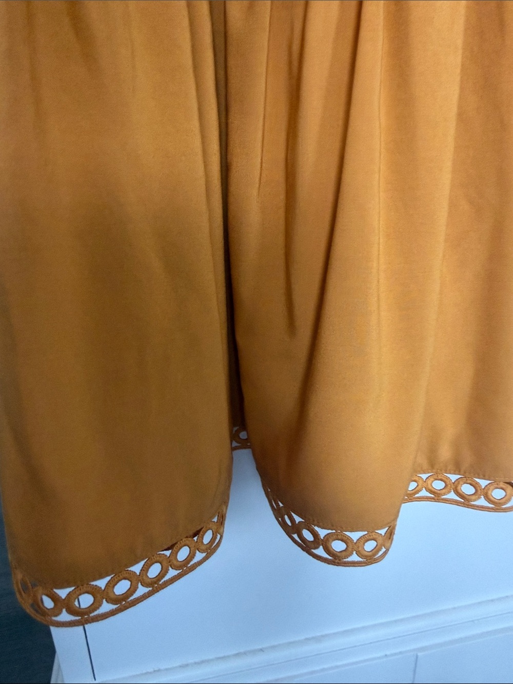 ANTONIO MELANI Mustard Midi Dress - Picture 4 of 5